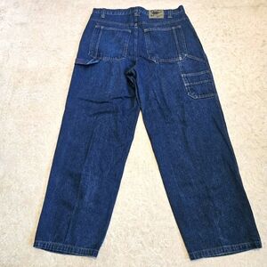 Scorpio Baggy Carpenter Jeans Men Size 38 Blue Denim Grunge Hip Hop Y2K Vintage